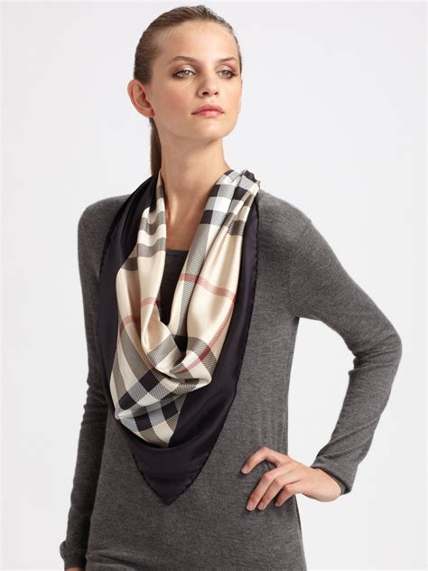 burberry silk scarf women.